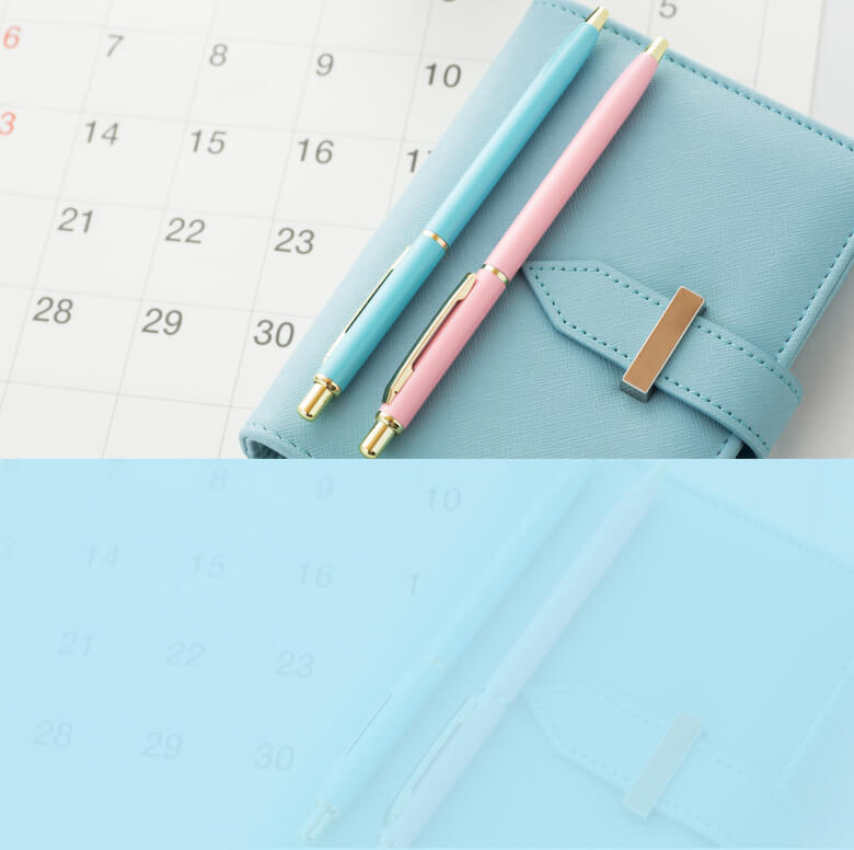 カレンダーと手帳